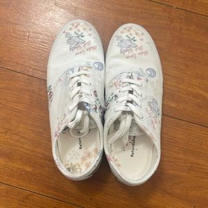Hazel canvas doodle sneaker from Reformation